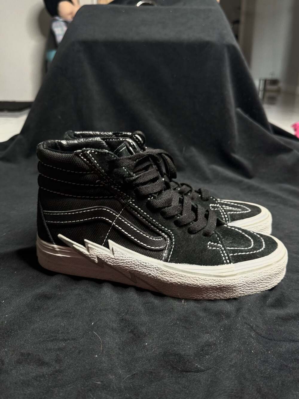Vans Sk8-Hi Bolt Black/White High Top Sneakers